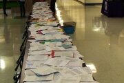 Students write over four thousand letters to U.S. troops [HD]